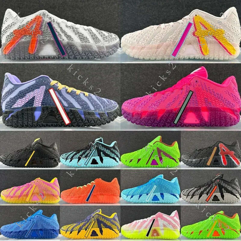 JA Morants Designer Basketball Shoes Low Cut Men Women Volume Hyper Pink Mint Foam Turbo Green Sneakers 36-46