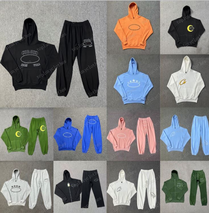 Designer Hoodie set Tracksuit Mens sweatshirt Hoodies Fashion Sportswear Hip-hop Casual trousers Men's and women's cargo brand pullover jogger pants size S-XL