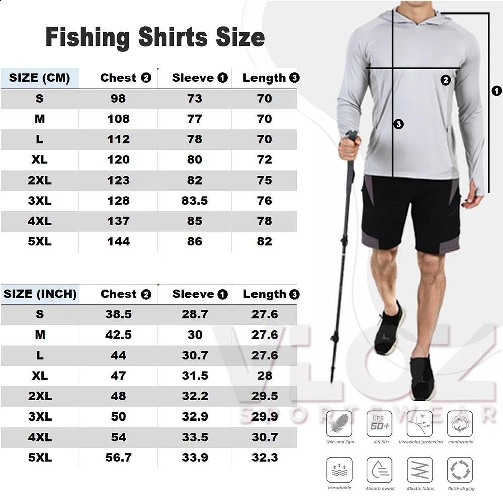 HUK Men Fishing Hoodie Cartoon Shirts Neck Mask Long Sleeve Quick Dry Fishing Apparel Cap Breathable UV Protection Angling Tops 250919