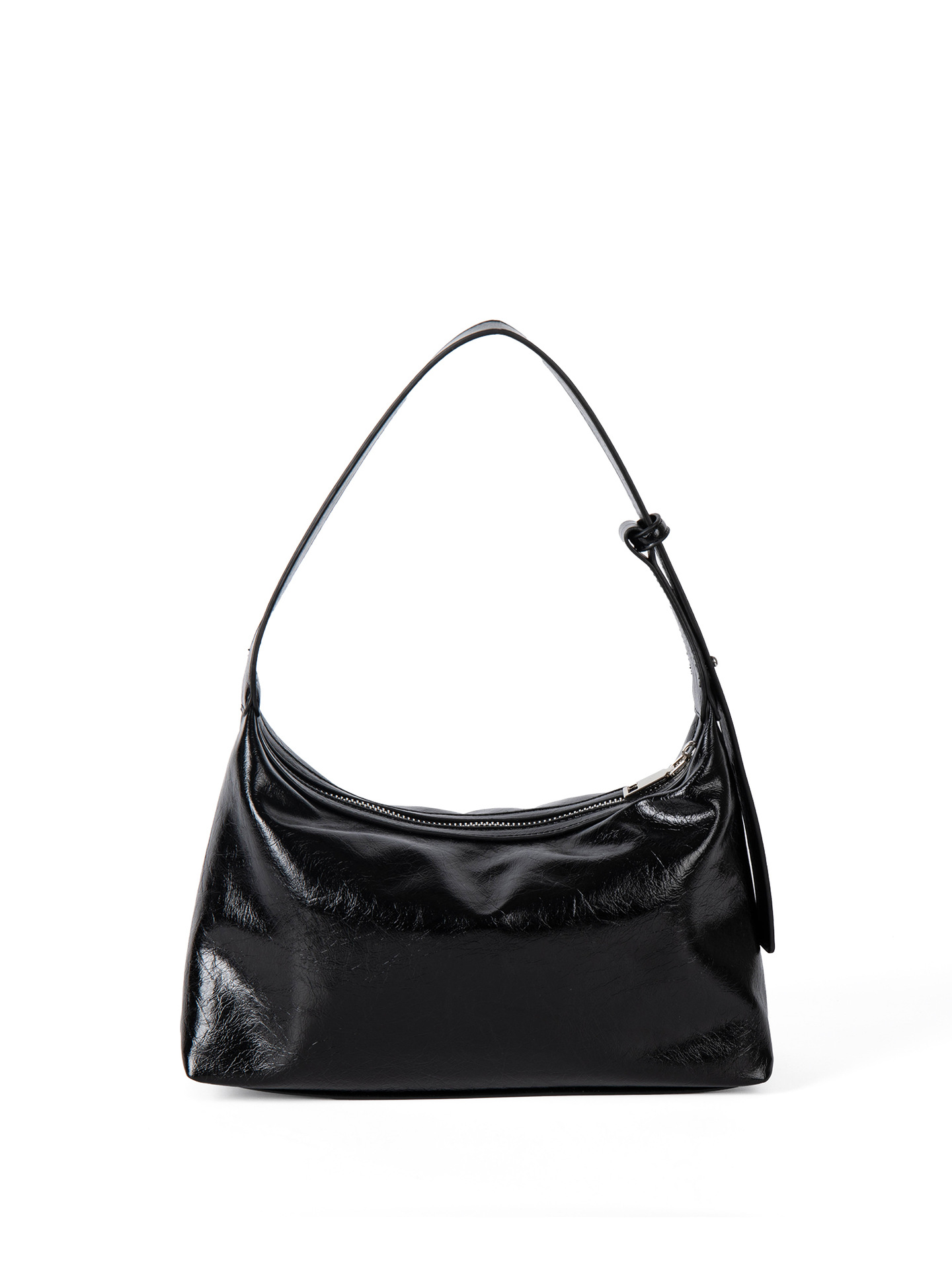 2025 Niche Design Retro Trend Underarm For Women New Korean Style Versatile Oiled Wax Leather High-End Sense Handbag And Shoulder Bag