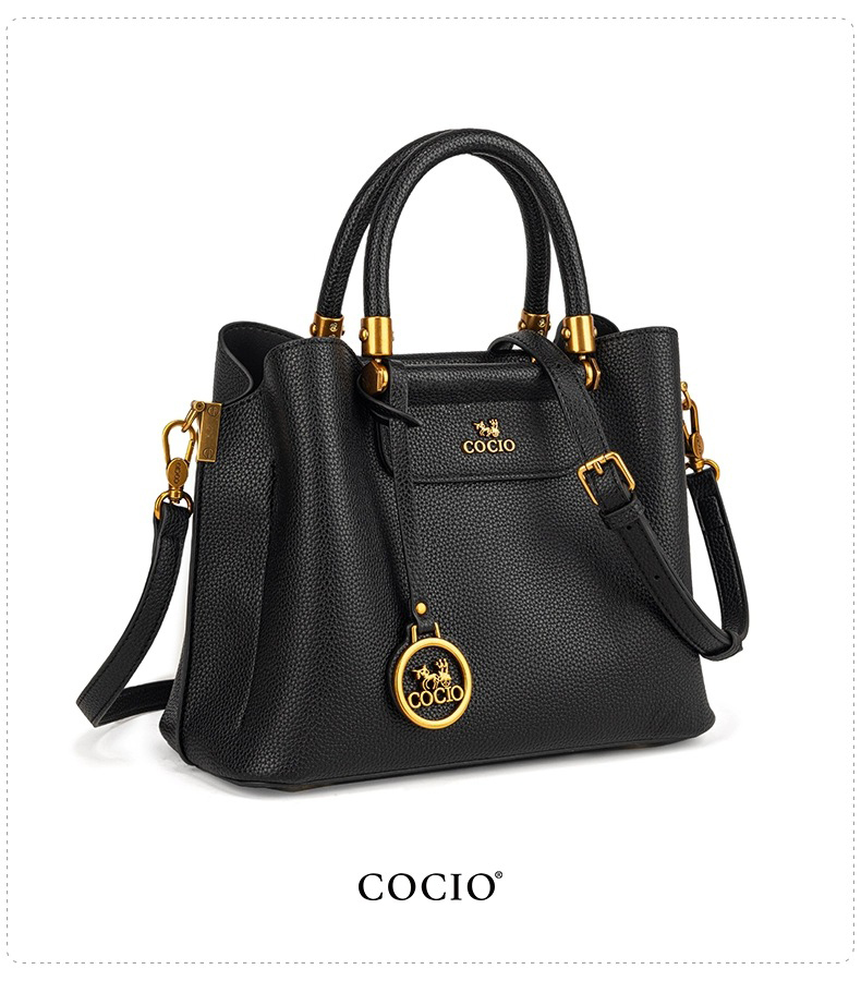 COCIO Free delivery designer tote bag Solid color, simple and fashionable handbag comfortable and casual