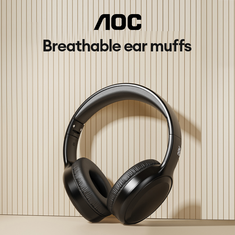 AOC Head Mounted Wireless Earphones ACH2521 Bluetooth Headphones Game Music Noise Cancelling Waterproof Sport Earbuds