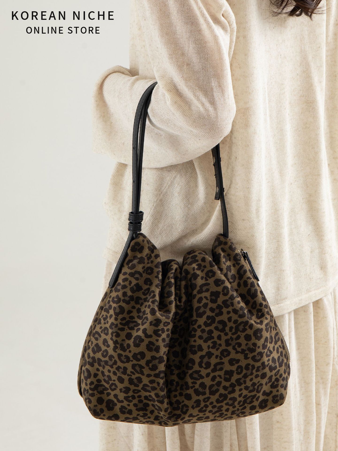 2025 Korean-Style Pleated Design Autumn/Winter Suede Underarm For Women New Versatile Fashion Handbag And Shoulder Bag