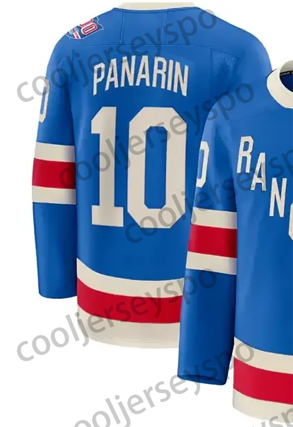 Custom Artemi Panarin Hockey Jersey Igor Shesterkin Matt Rempe Adam Fox Chris Kreider J.T. Miller