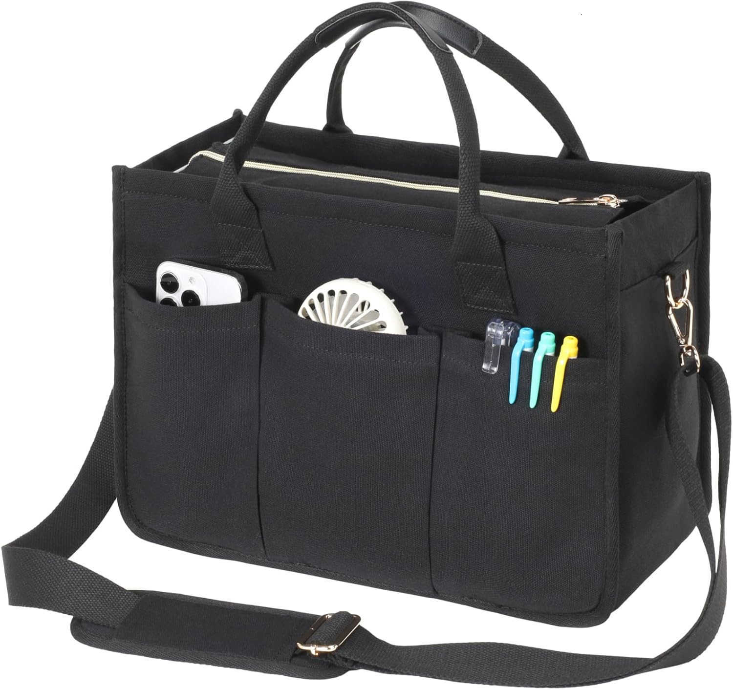 College Tote Bag for School Large Canvas Teacher Tote Clinical Nurse Bag for Women Nursing WorkZ250920