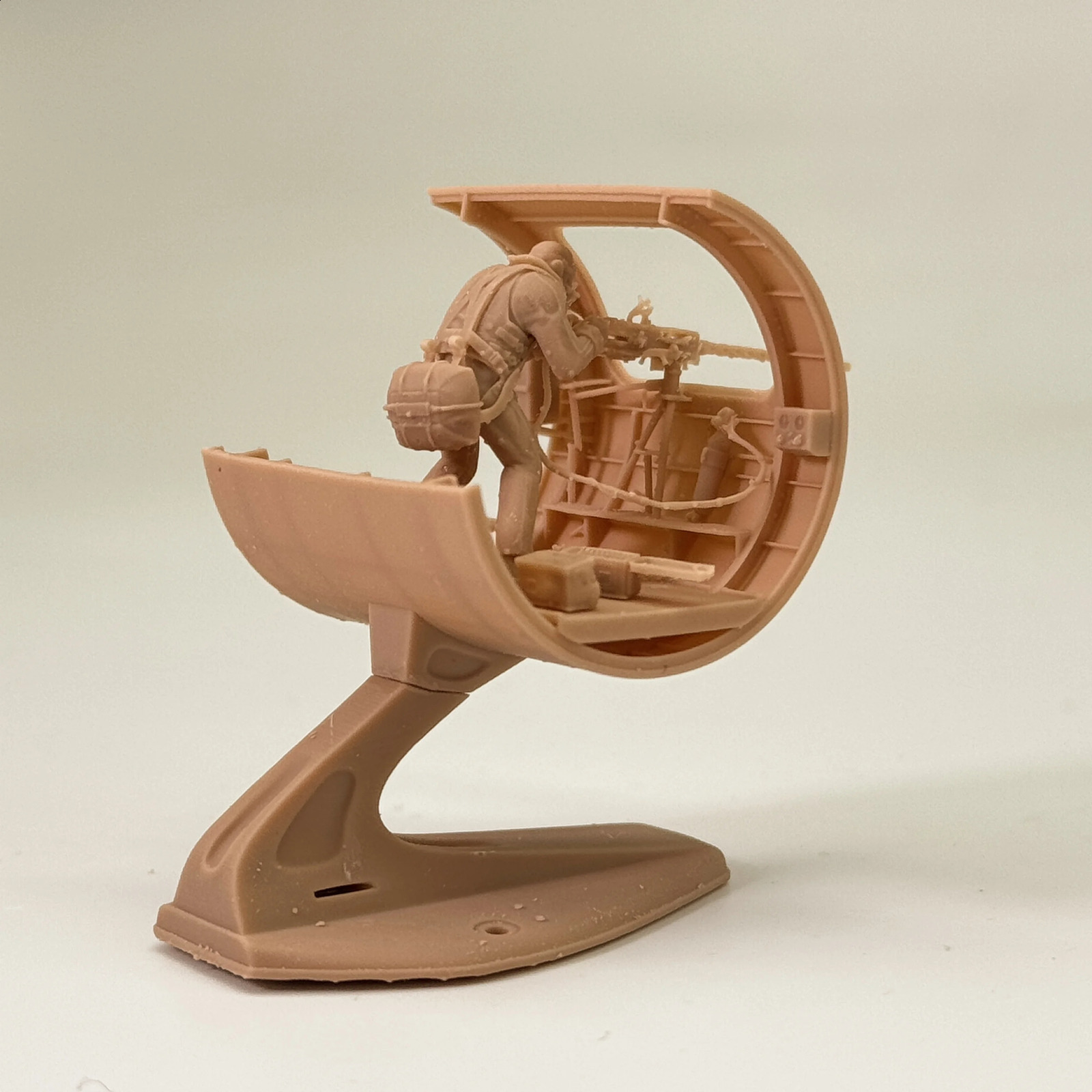 148 172 Scale WAIST Gunner B17 Flying Fortress Resin Model Miniature War Military Diorama 250919