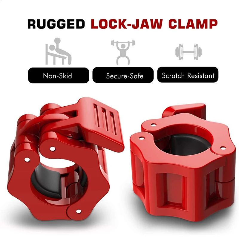 1PC Of Locking 50mm Diameter Standard Bar Dumbbell Barbell Collars Lock Clips Clamp Weight Lifting Gym Fitness Bodybuilding 250919