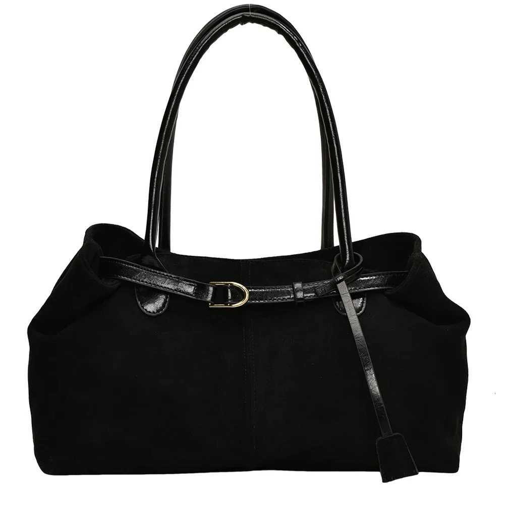 Wen PU Fi Shoder Bag Large Capacity Casual Tote Handbag Solid Color Simple Cmuting Bag Travel Hobo Bag D2510171