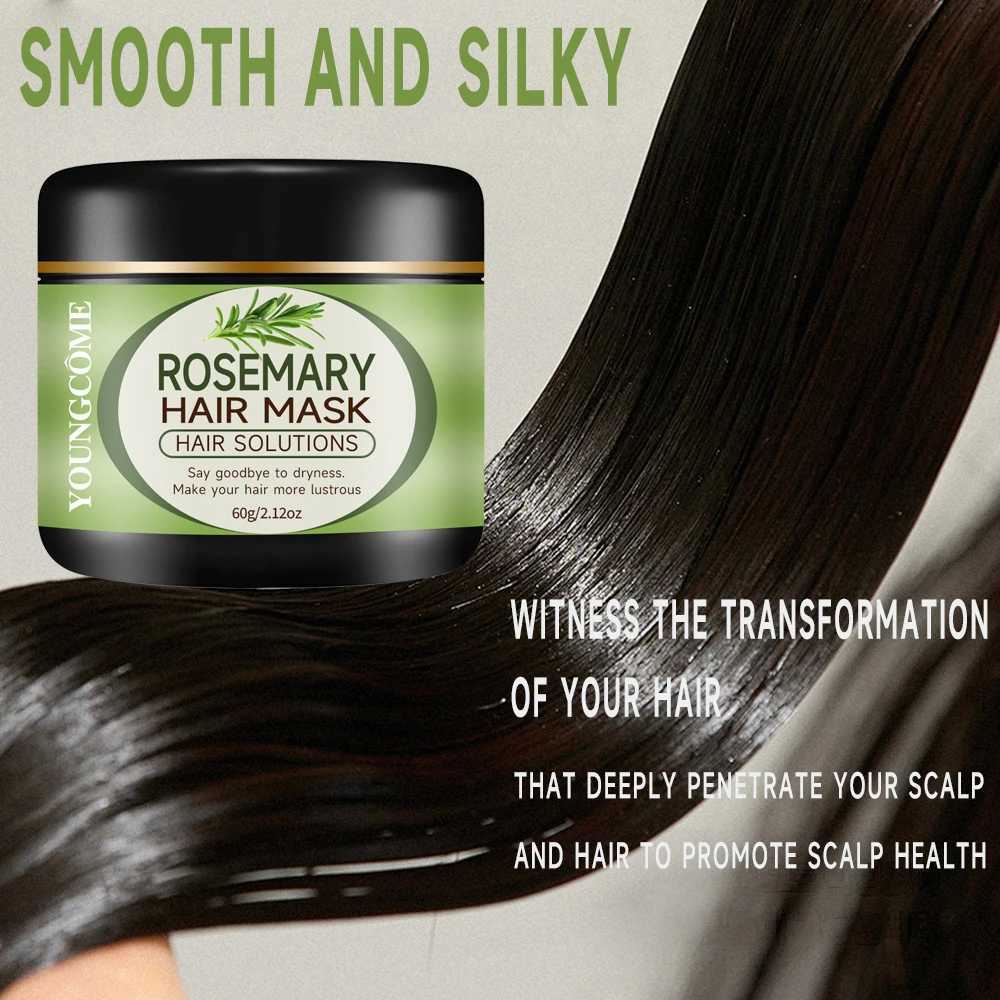 Rosemary Hair Mask Anti Hair Loss Prevent Baldness Thicker Repair Damage Scalp Treatment Shiny Soften Nourish Hair Growth Cream F250919