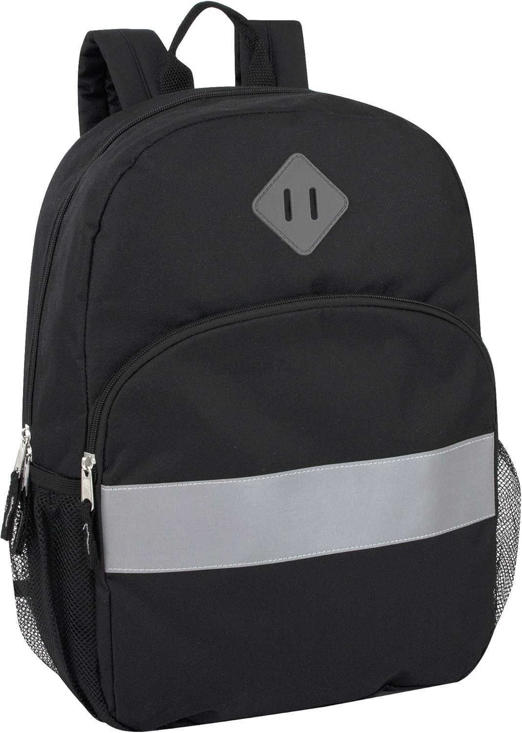 Trail maker Reflective Backpack for School Colorful Backpack with Reflector Strips Side Pocket Padded StrapsZ250920