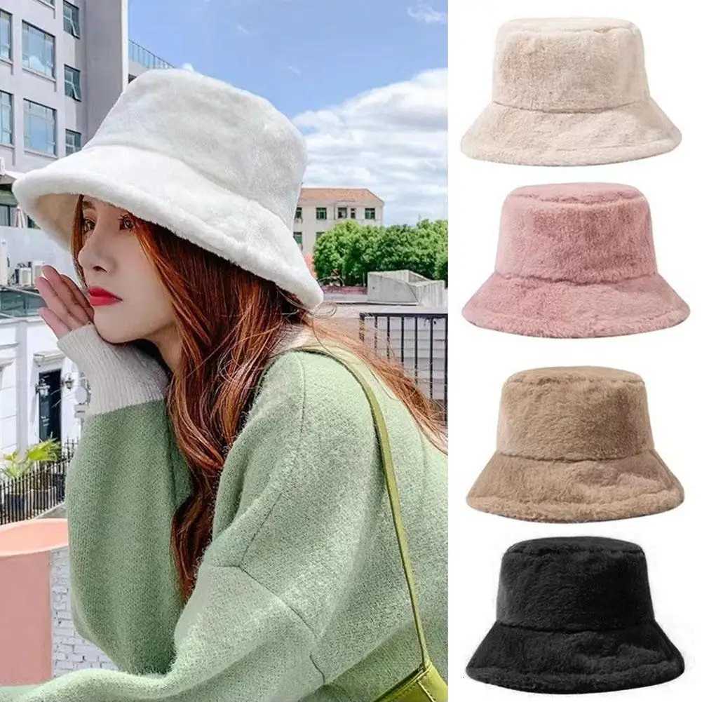 Winter P Fisherman Hats Colorf Girl Fashion Hat Warm Windproof Coldproof Wide Brim La Wen Artist C Y250920