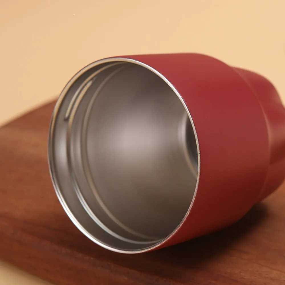 Thermo Bottle Mini Stainless Steel Coffee Mug Portable Small Capacity Vacuum Flasks 260ml Convenient Pumpkin Water Cup Couple F250920