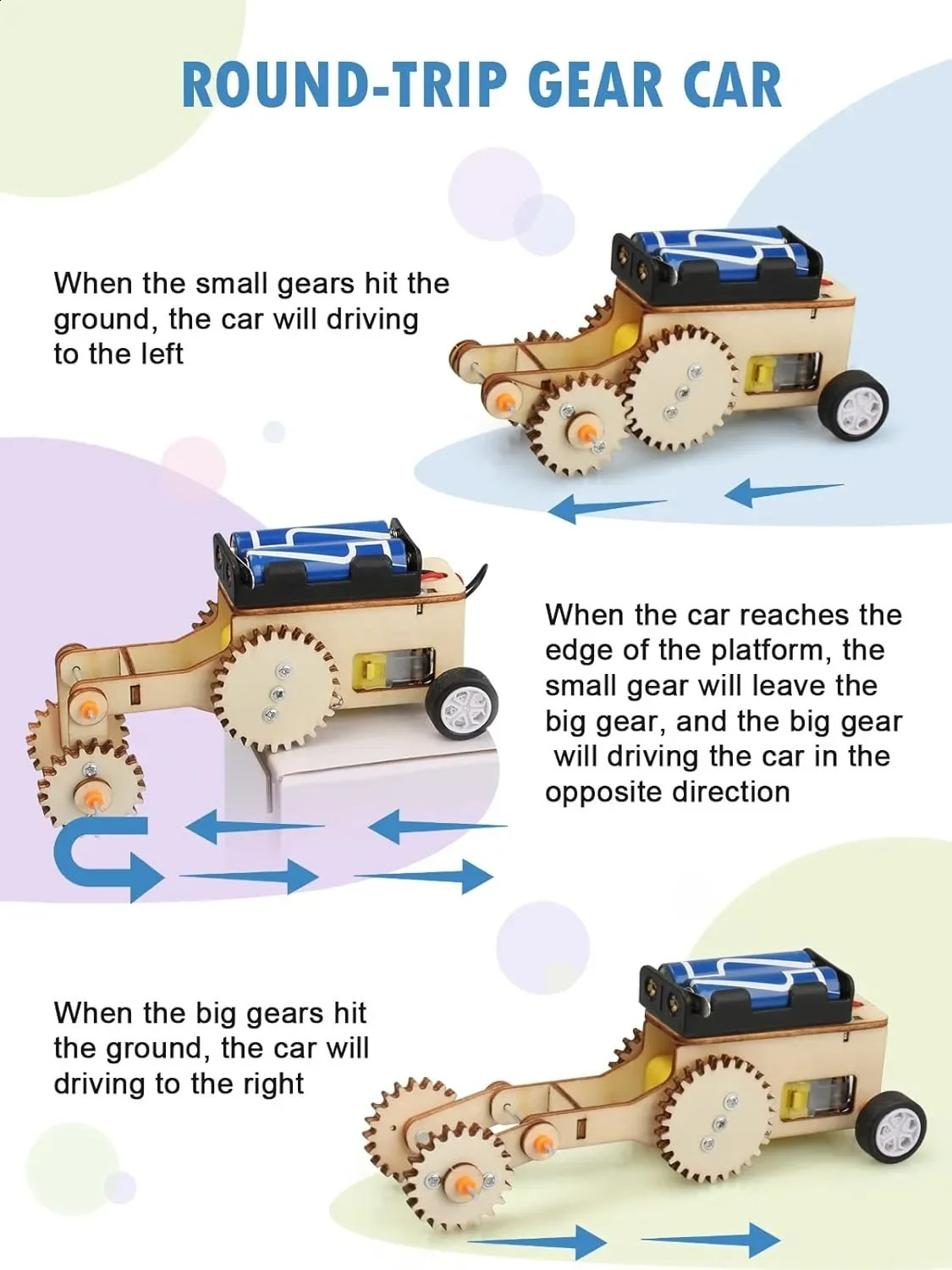 STEM Model Car Kits 3D Wooden Puzzles Toys Educational Science Crafts Kits Toy Wood Building Kit Halloween Gifts for Boys Kids 250919