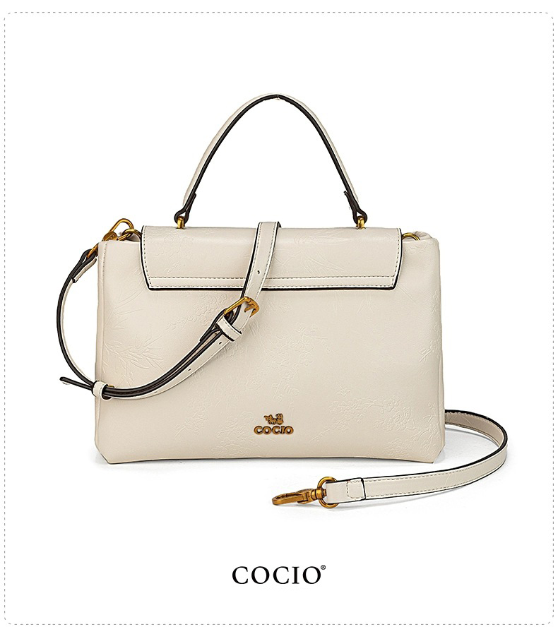 COCIO Free shipping new designer Shoulder totes Bags For woman bag handbag black white women cross body tote Bag