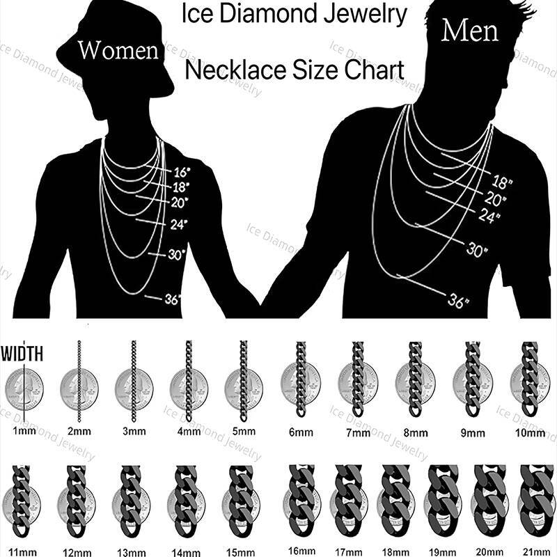 Luxury 925 Sterling Silver Mens Fashion Chains 18mm 20mm 24mm Moon Shape Moissanite Cuban Link Iced Hip Hop Style Necklace