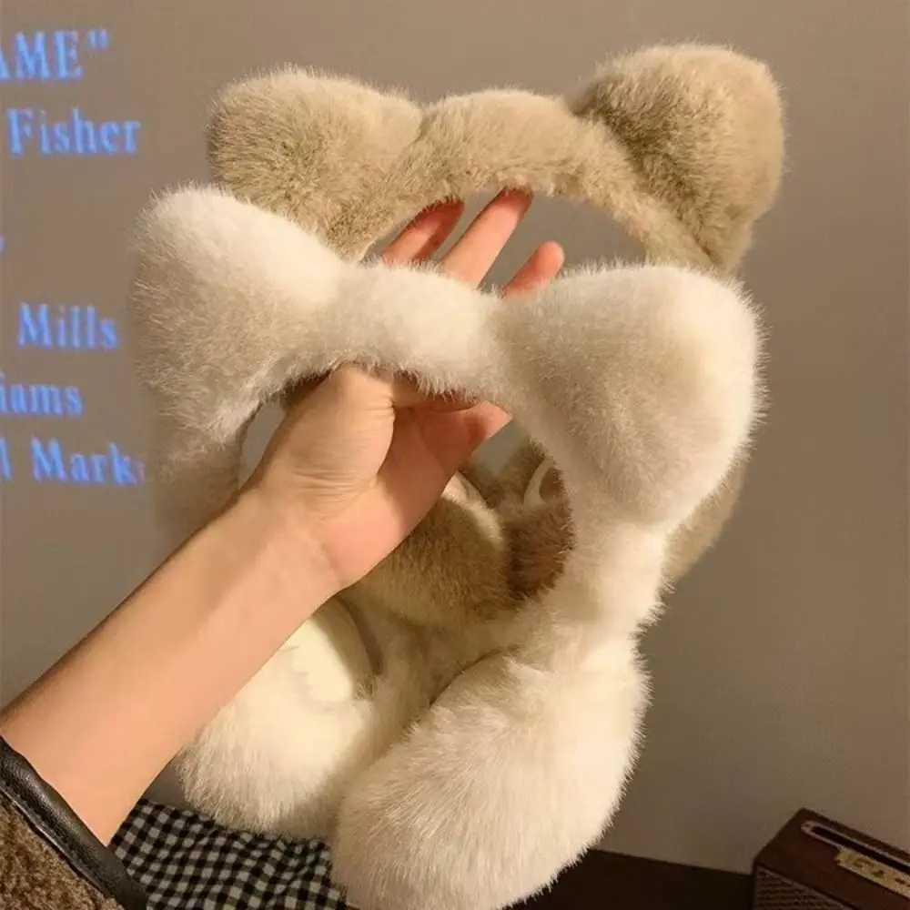 Foldable Cat Earmuffs for Wen Girls Winter Warm P Ear Windproof Outdoor Cycling Ear Covers Retractable Ear Protection Y250920