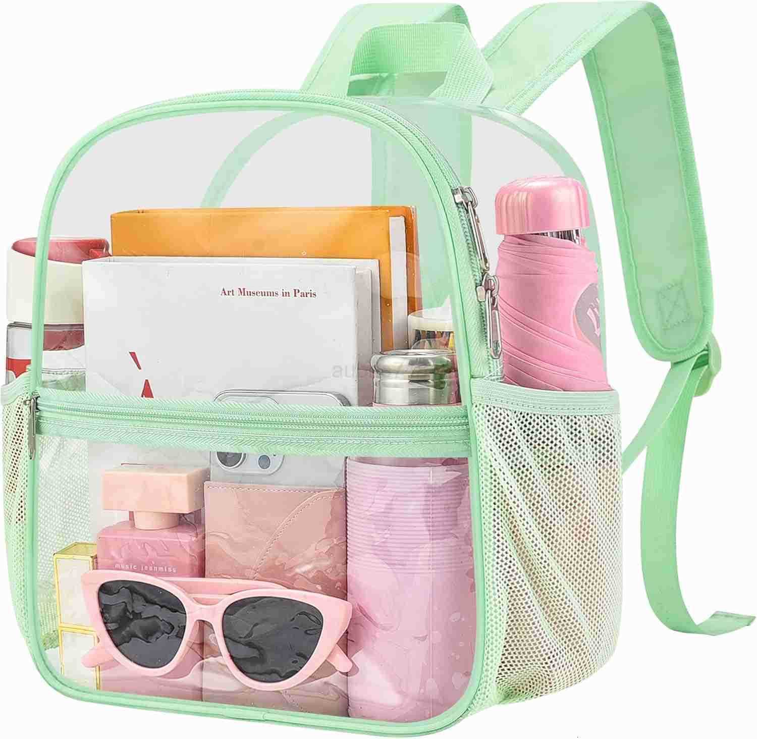 Oraben Clear Backpack for Stadium Events Clear Bag Small Stadium Backpack Waterproof 12x6x12 for Women Men Adult Concert SportsZ250920