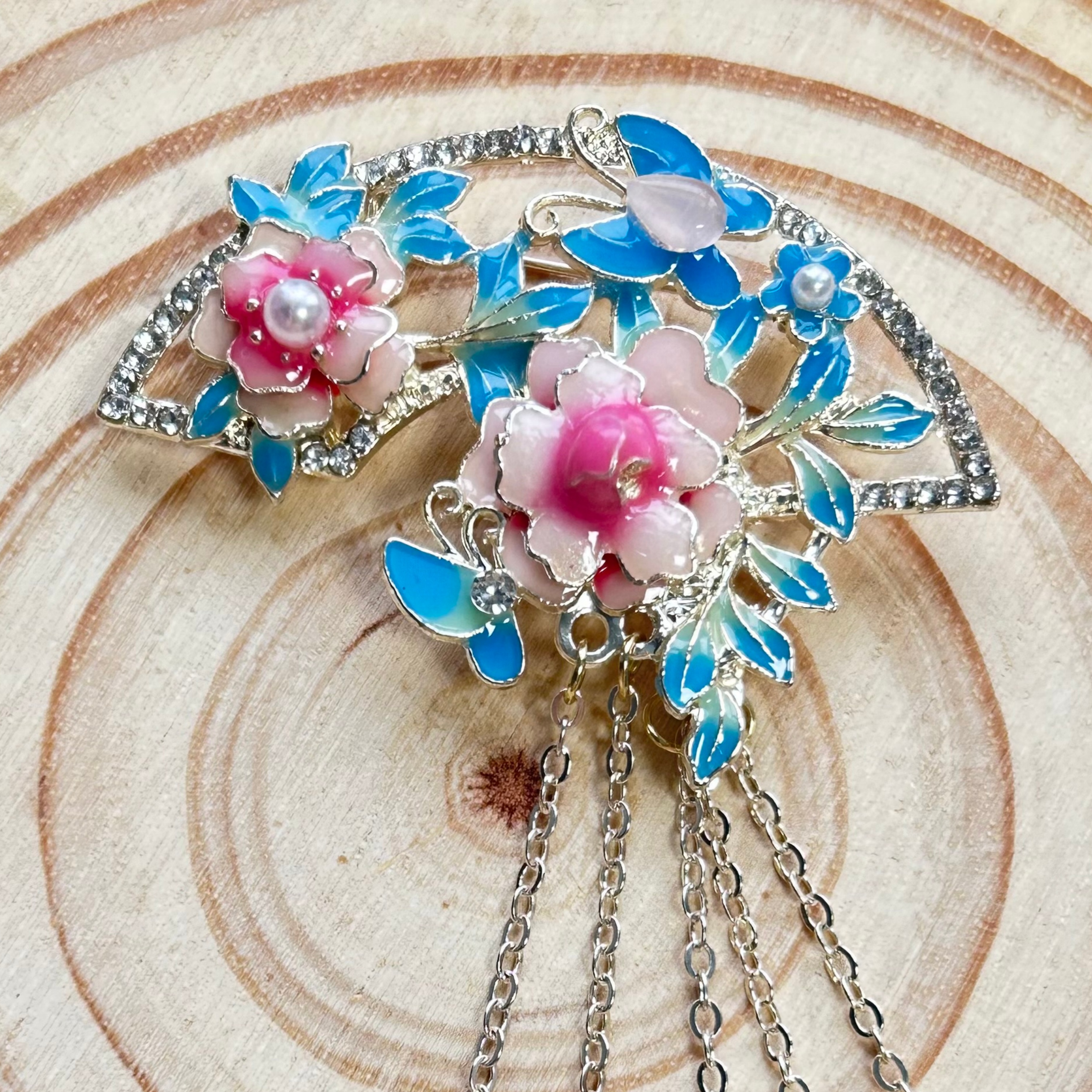 Luxury Jewelry Brooches Designer New Chinese-style Creative Enamel Bride Brooch Fashionable And Exquisite Niche Corsage Accessory High-end Light Luxur