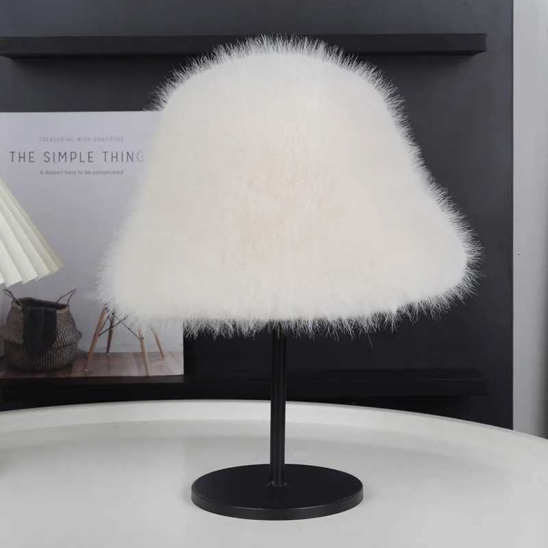 2025 New Winter Wen Fisherman Beanie Hat Thick P Princ Style Cfort Warm C for Large Size Y250920