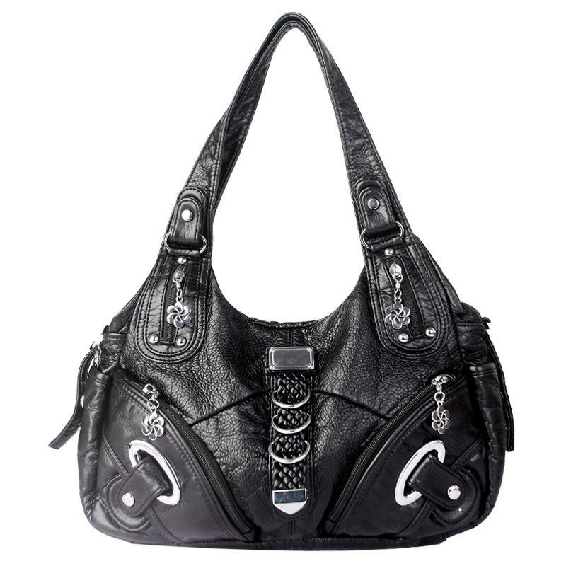 Angelkiss Women Handbags Leopard Bag Top-handle Handbag Fashion Satchel Dumpling Pack Shoulder Bag Tote Bag Hobos Large Purse Z250726