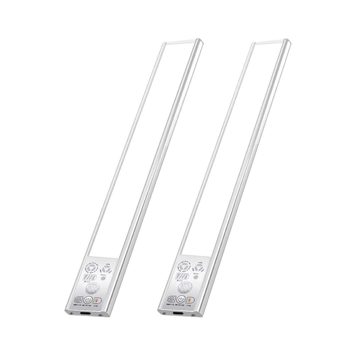 Rechargeable Hanging Closet Lights: Built-in Sensors + Multiple Colors Perfect Fit For Home Office Use-HCP250
