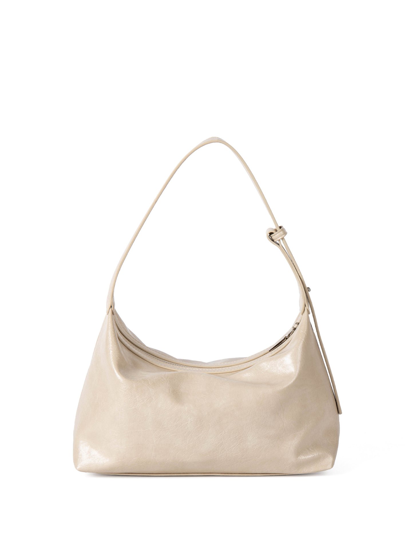 2025 Niche Design Retro Trend Underarm For Women New Korean Style Versatile Oiled Wax Leather High-End Sense Handbag And Shoulder Bag