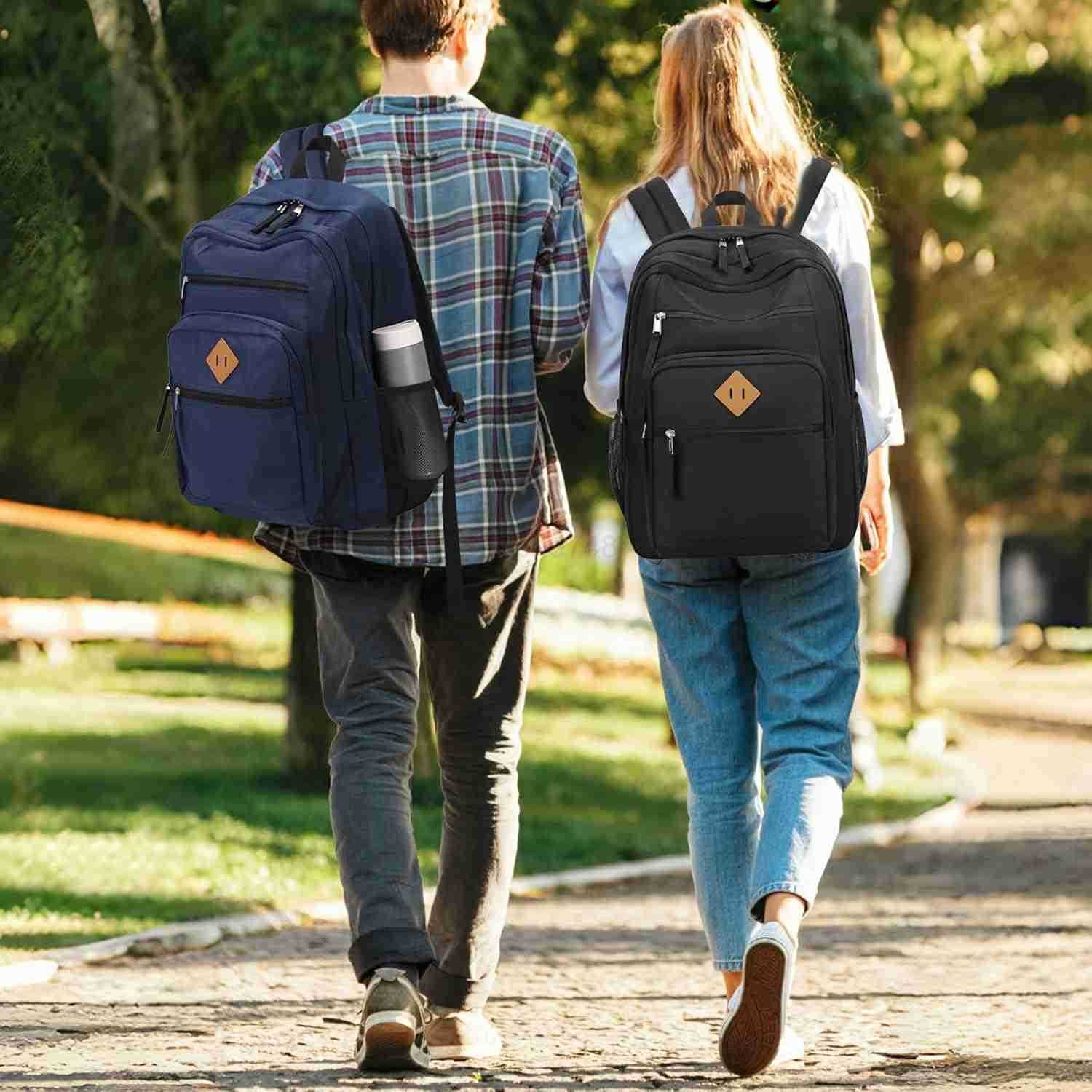 School Backpack Large Casual Book Bag Lightweight Back Pack fits 156 Inch Laptop for High School College TravelZ250920