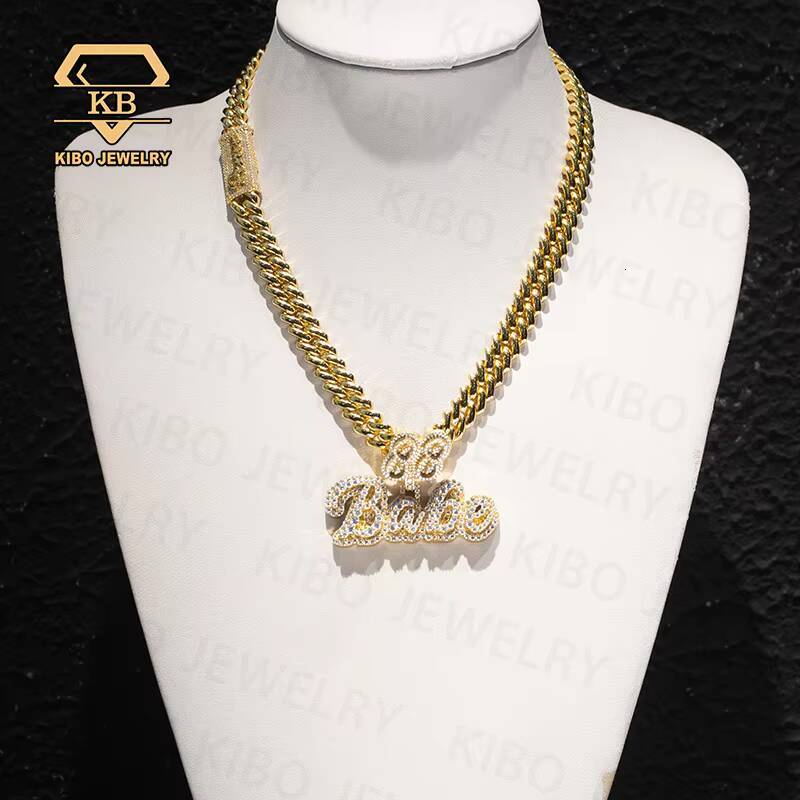 2025 Customized Trend Make Hip Hop Jewelry Rapper Vermeil Finish Chain Big Thickness Heavy Miami Cuban Link Chain for Man