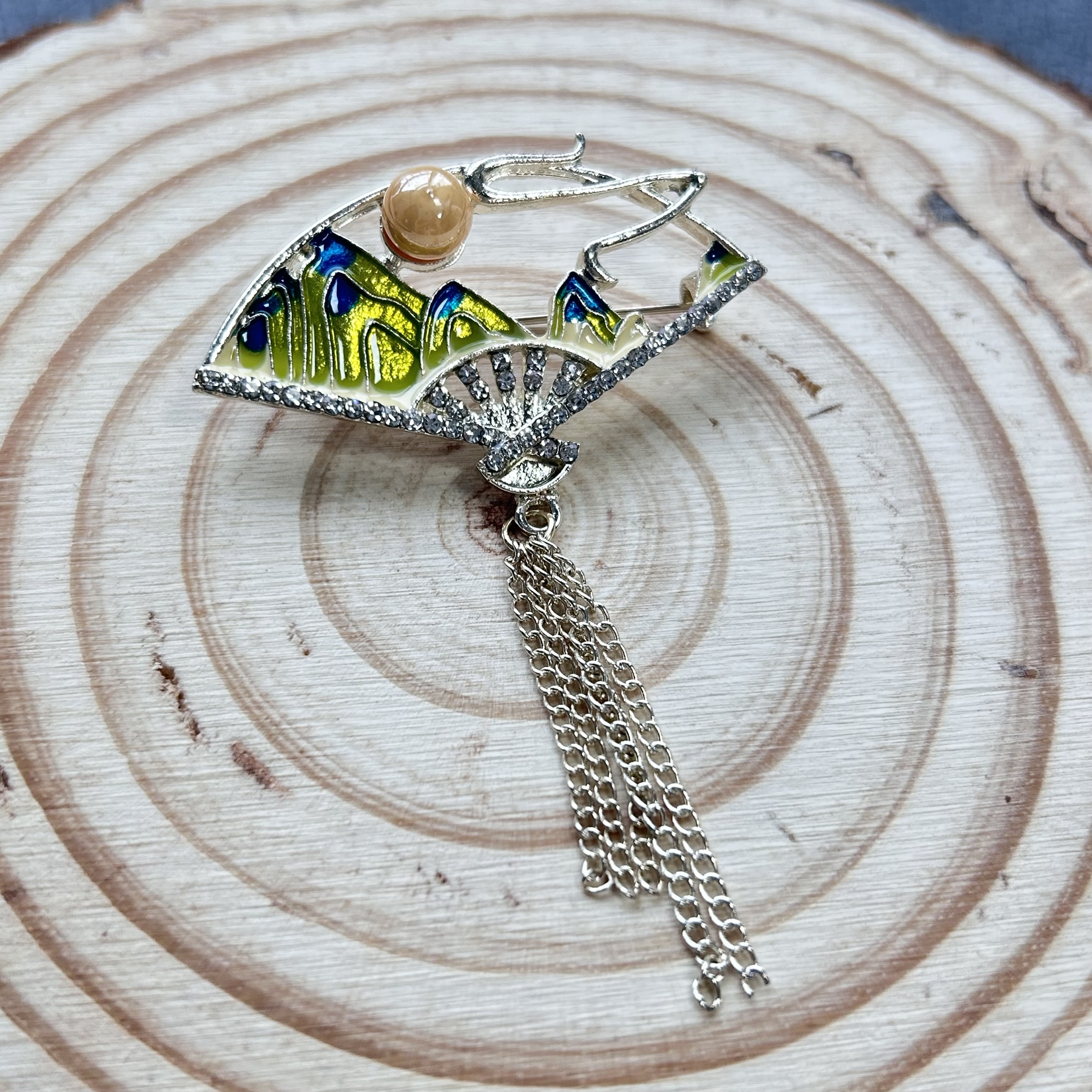 Luxury Jewelry Brooches Designer New Chinese-style Creative Enamel Bride Brooch Fashionable And Exquisite Niche Corsage Accessory High-end Light Luxur