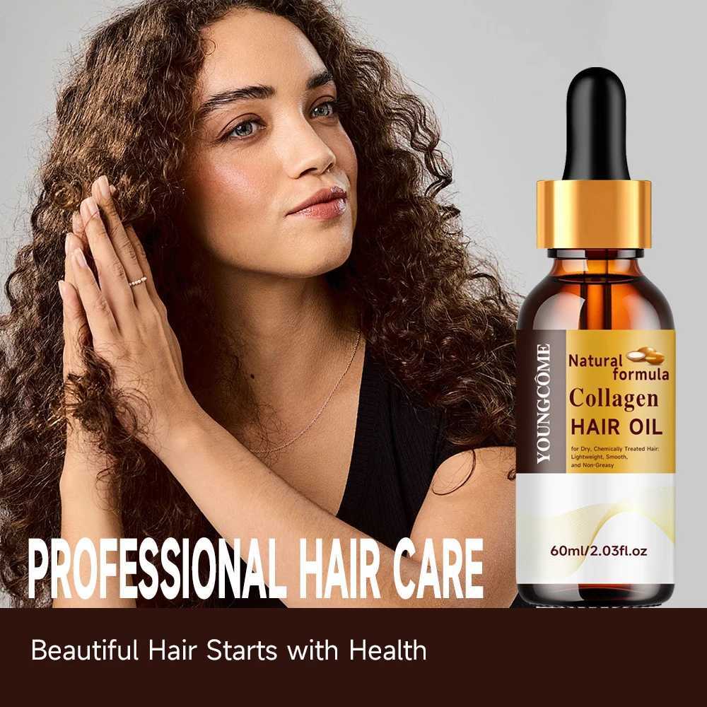 Collagen Hair Treatment Deep Repair Conditioning Argan Oil Hair Mask Essence for Dry Damaged Hair All Hair Type Hair Care Kit F250919