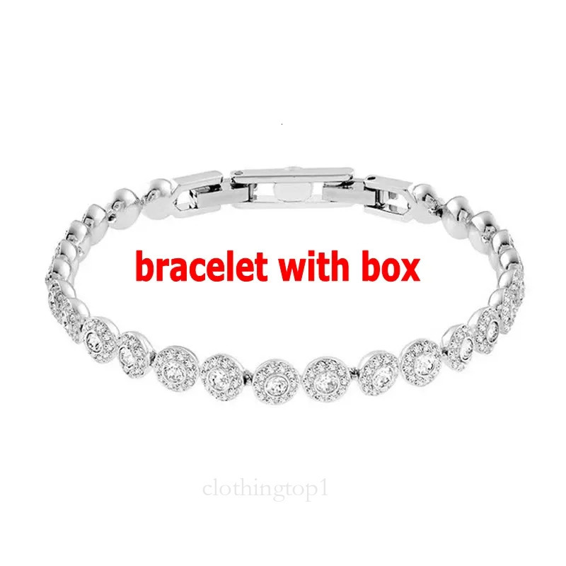 Swarovksi Necklace Designer Necklace For Woman Angelic Bracelet Jewelry AAA Beads Moissanite Pendant Luxury Jewelry Plated Gold Necklaces 29b