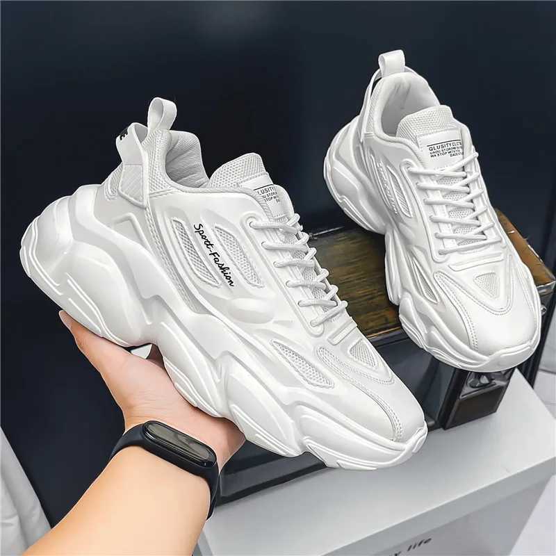 Men Shoes 2025 New Fashion Trend Breathable Mesh Sneakers Male Comfortable Soft Bottom Casual Platform Shoes Tenis Hombres W250920