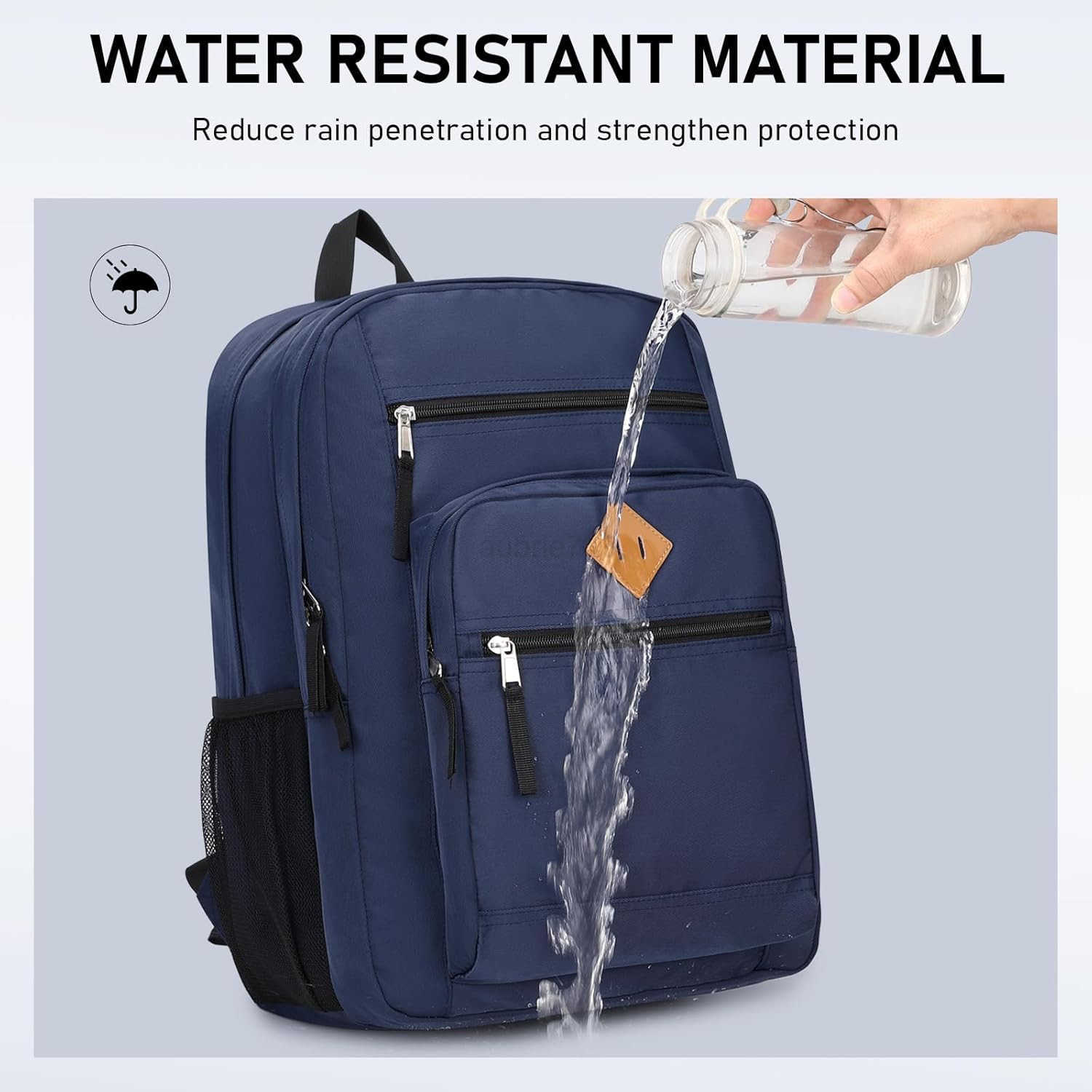 School Backpack Large Casual Book Bag Lightweight Back Pack fits 156 Inch Laptop for High School College TravelZ250920