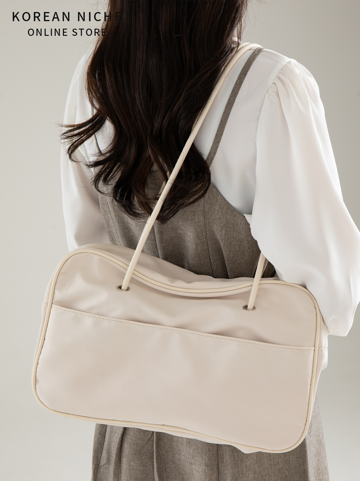 Elegant Retro Commuting Boston Armpit Korean-Style Single-Shoulder Bag Versatile Large-Capacity Handbag For Women Niche Design