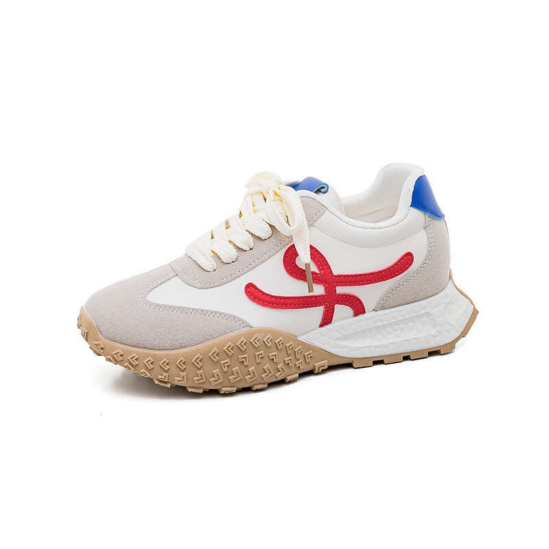 Dexun Womens Unisex Thick-Soled Casual Sneakers with Retro Style for Height Enhancement