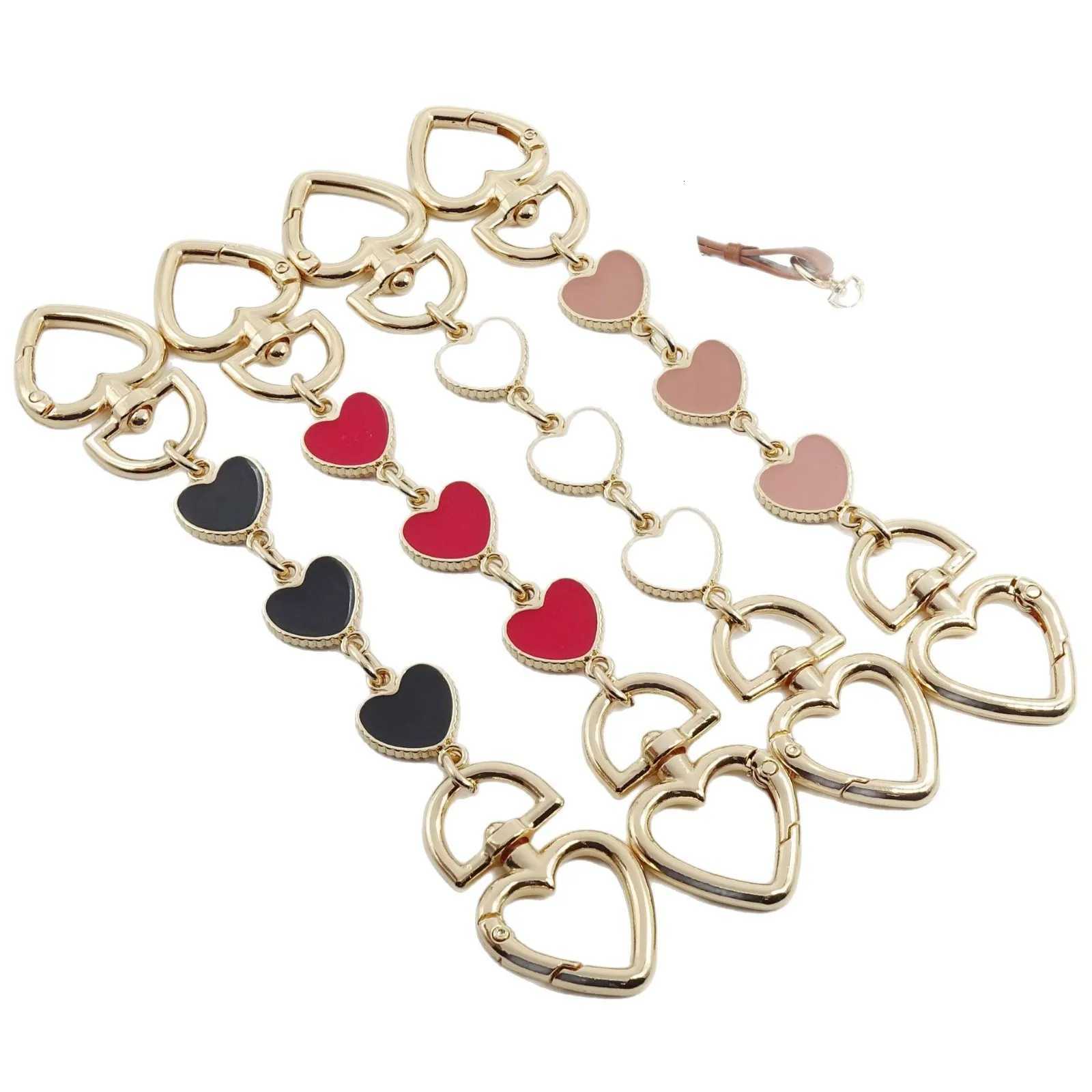 1Pcs Bag Extender Chain Purse Strap Extender Hearts Shape Replacement Purse Strap Extender Bag Charms Z250920