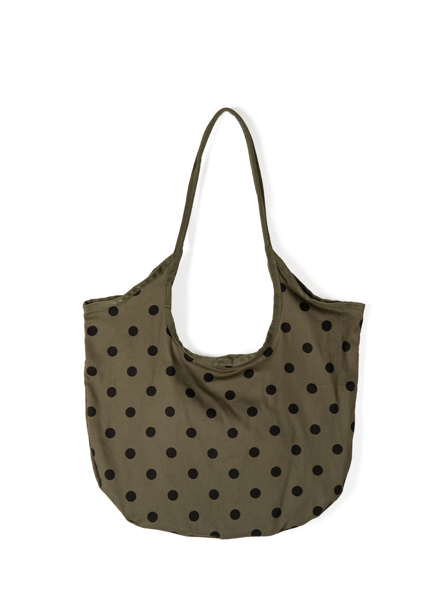 2025 Korean-Style Niche Large-Capacity Tote With Polka Design Simple Versatile Literary Handbag And Shoulder Bag For Women High-End Sense