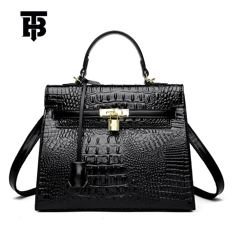 TB BHULAMTE Free Shipping New Designer Women's Bag Multifunctional Women's Bag Crocodile Pattern Handbag Small Square Bag High-quality Shoul
