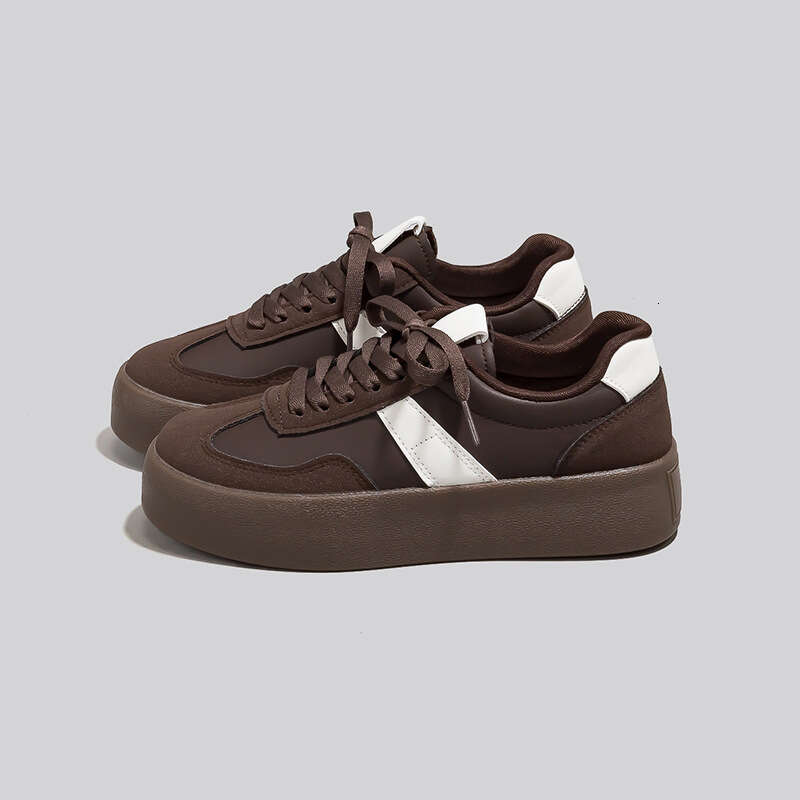 Autumn New Thick-Soled Training Couples, Versatile Casual Sports Shoes, White Shoes for Women designer shoes sneakers fashionable board shoes casual s