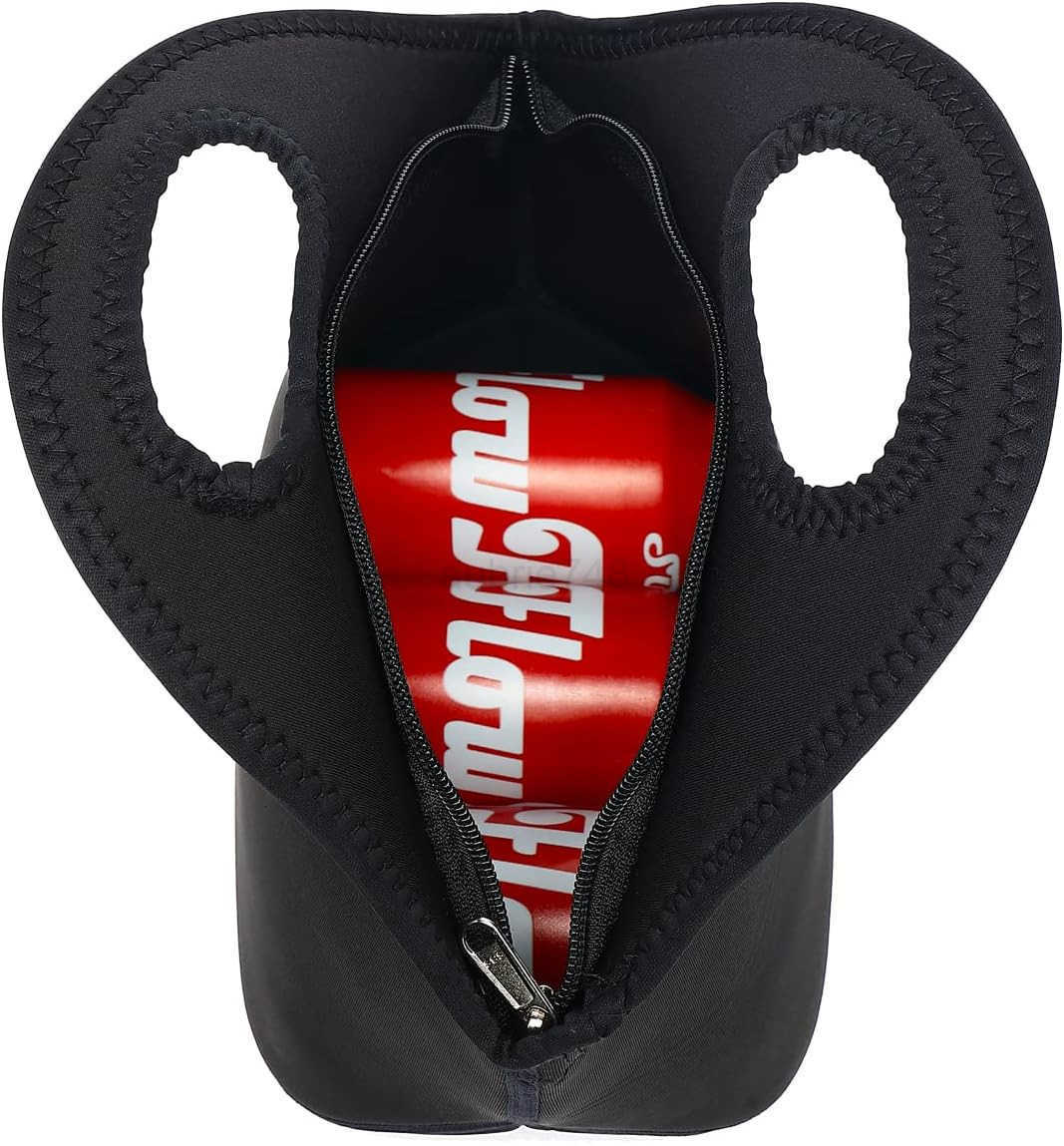 FlowFly Neoprene Lunch box Insulated Soft Bag Mini Cooler Thermal Meal Tote Kit for boys girlsMenWomenSchoolWork OfficeBlackZ250920