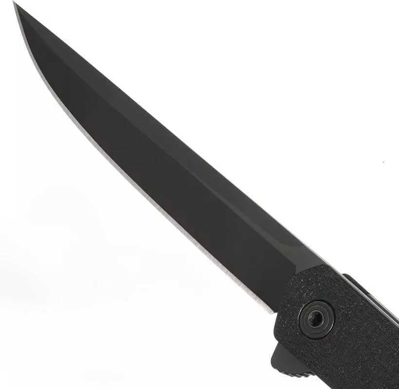 Kitchen knives CR 7097 CEO Blackout EDC Folding Pocket Knife Outdoor Camping Survival Gentlemans Knife 7097KBLACKWHITE F250920