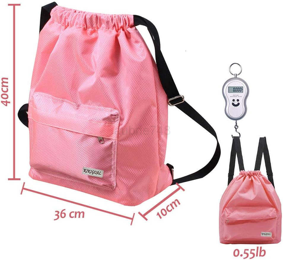 Dry Wet Separated Swimming Bag Portable Drawstring Backpack Waterproof Gym Sports Pool Beach Gear BagZ250920