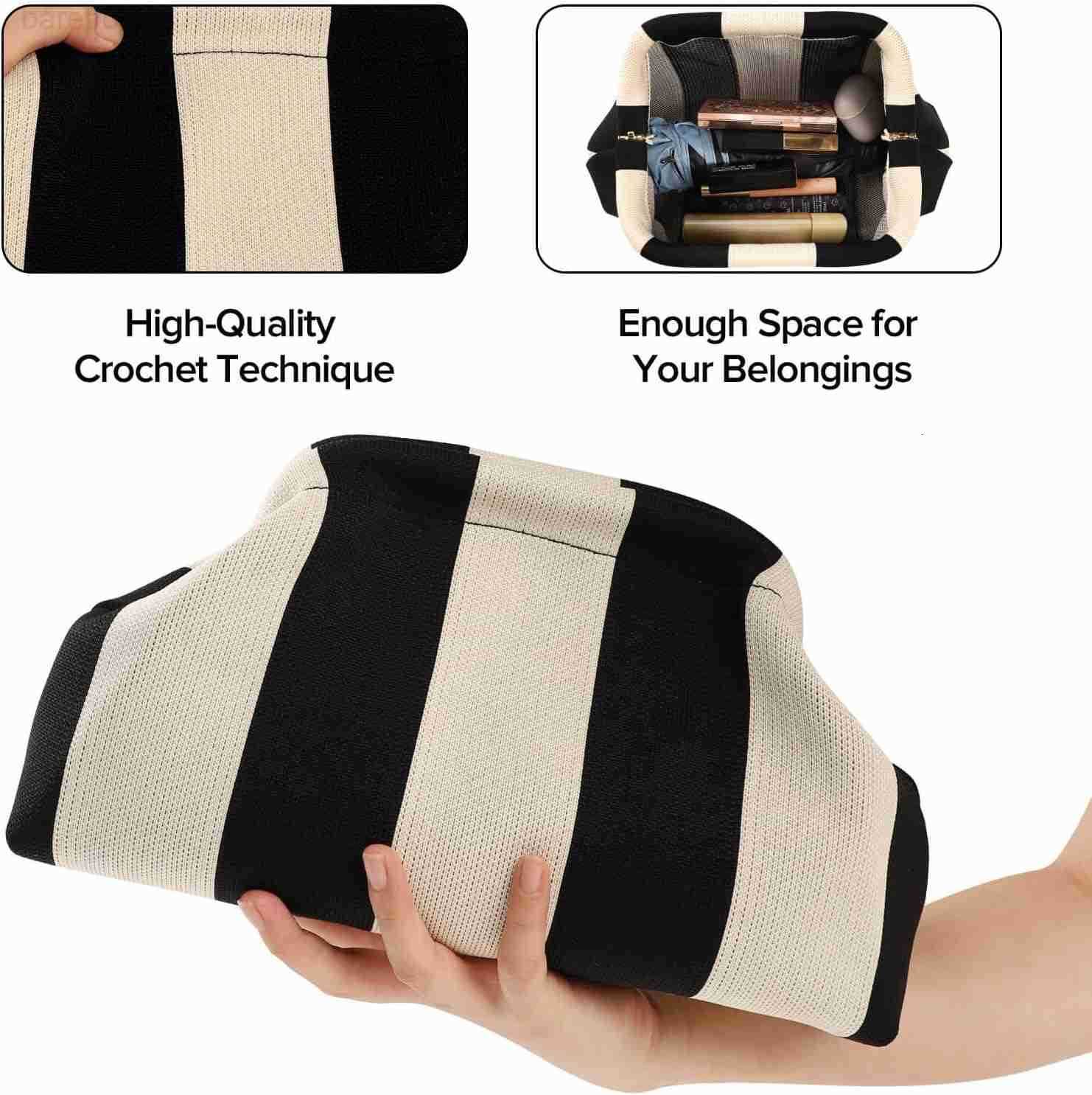 Woven Dumpling Bags for Women Pink and Green Purse Colorblock Clutch Crochet Purses Handbags Summer Beach Clutch 2025 Z2509020