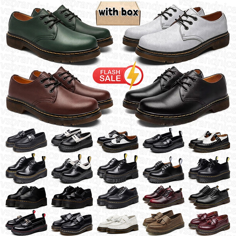 with box designer martin shoes heels loafers womens daily outfit white black red wedding party mens leather sneakers suede trainers