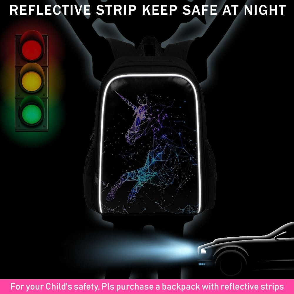 3PCS Backpack for girls with Lunch Box16 Sequin Bookbag with Lunch Box School Bag for Elementary ToddlerZ250920