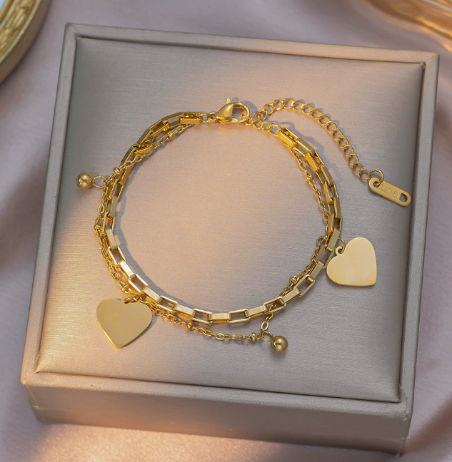 Couple Fashion Versatile Steel Bracelet for Women Light y Jewelry Korean NonFading Wristband Summer Womens Style 250728