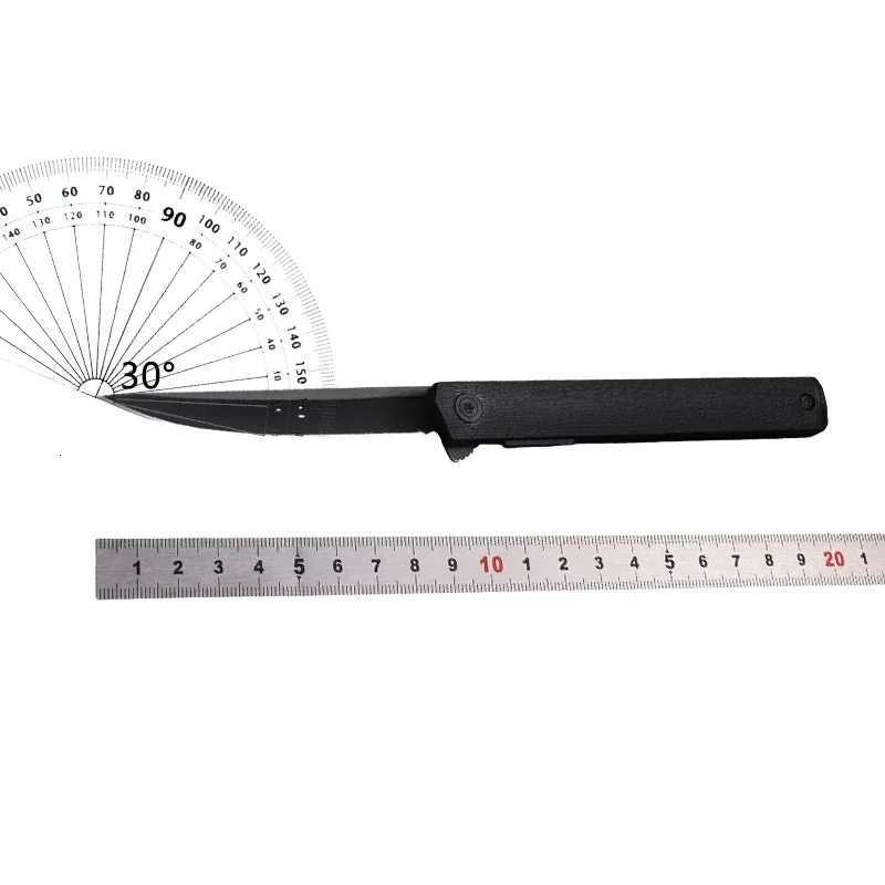 Kitchen knives CR 7097 CEO Blackout EDC Folding Pocket Knife Outdoor Camping Survival Gentlemans Knife 7097KBLACKWHITE F250920