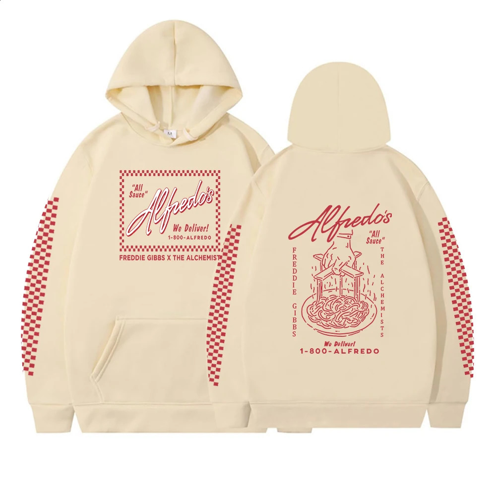 Freddie Gibbs and The Alchemists Alfredo Hoodie Music Alfredo Hoodie Men Women Long Sleeve Streetwear Hip Hop Sweatshirt 250919