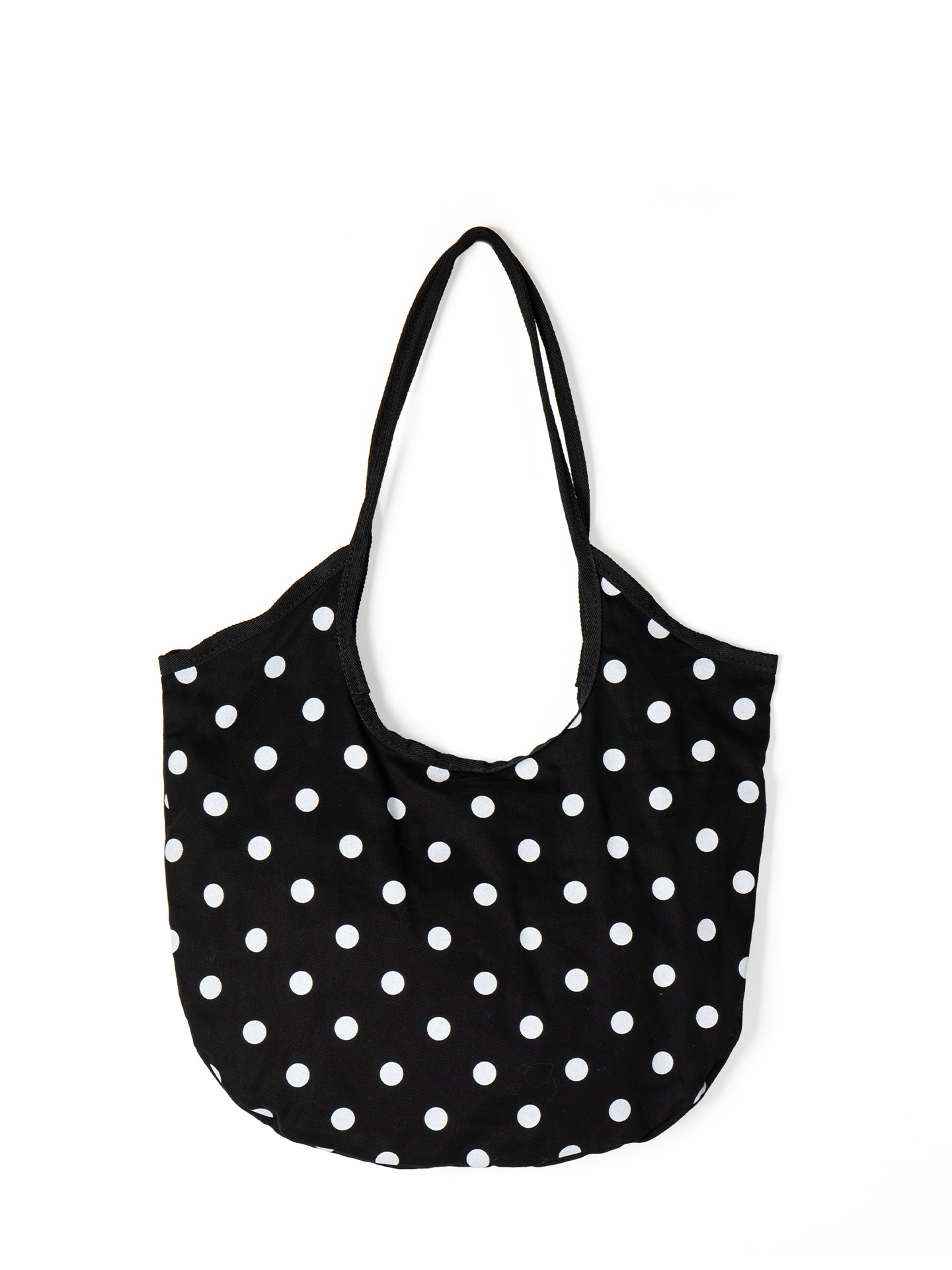 2025 Korean-Style Niche Large-Capacity Tote With Polka Design Simple Versatile Literary Handbag And Shoulder Bag For Women High-End Sense