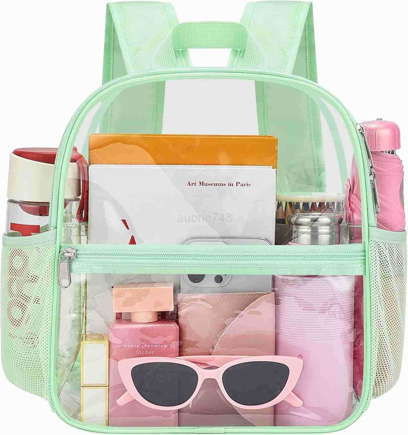 Oraben Clear Backpack for Stadium Events Clear Bag Small Stadium Backpack Waterproof 12x6x12 for Women Men Adult Concert SportsZ250920